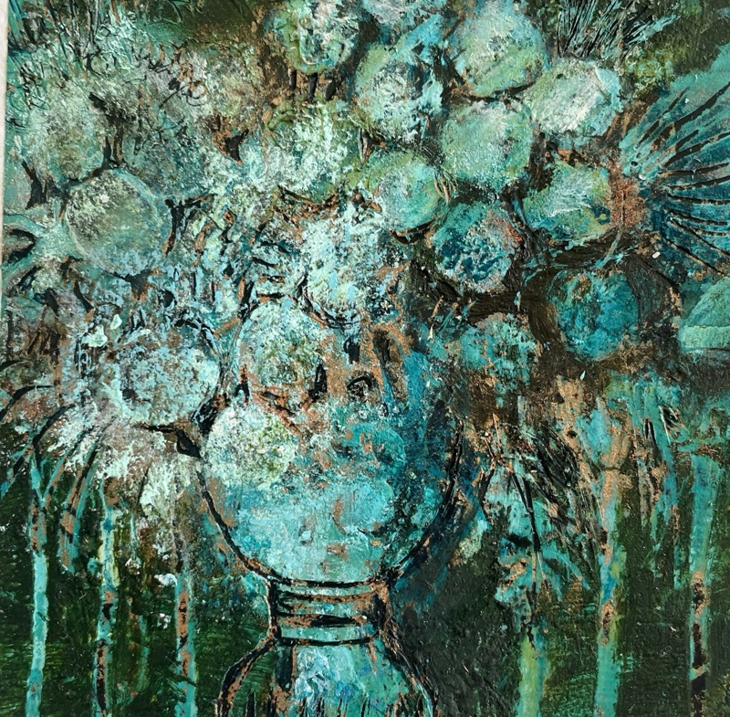 Finished mini flower painting 2