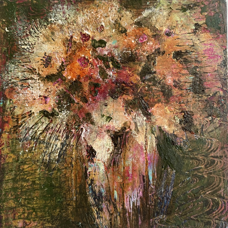 Finished mini flower painting 4