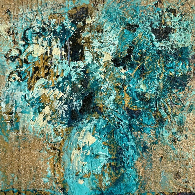 Finished mini flower painting 6