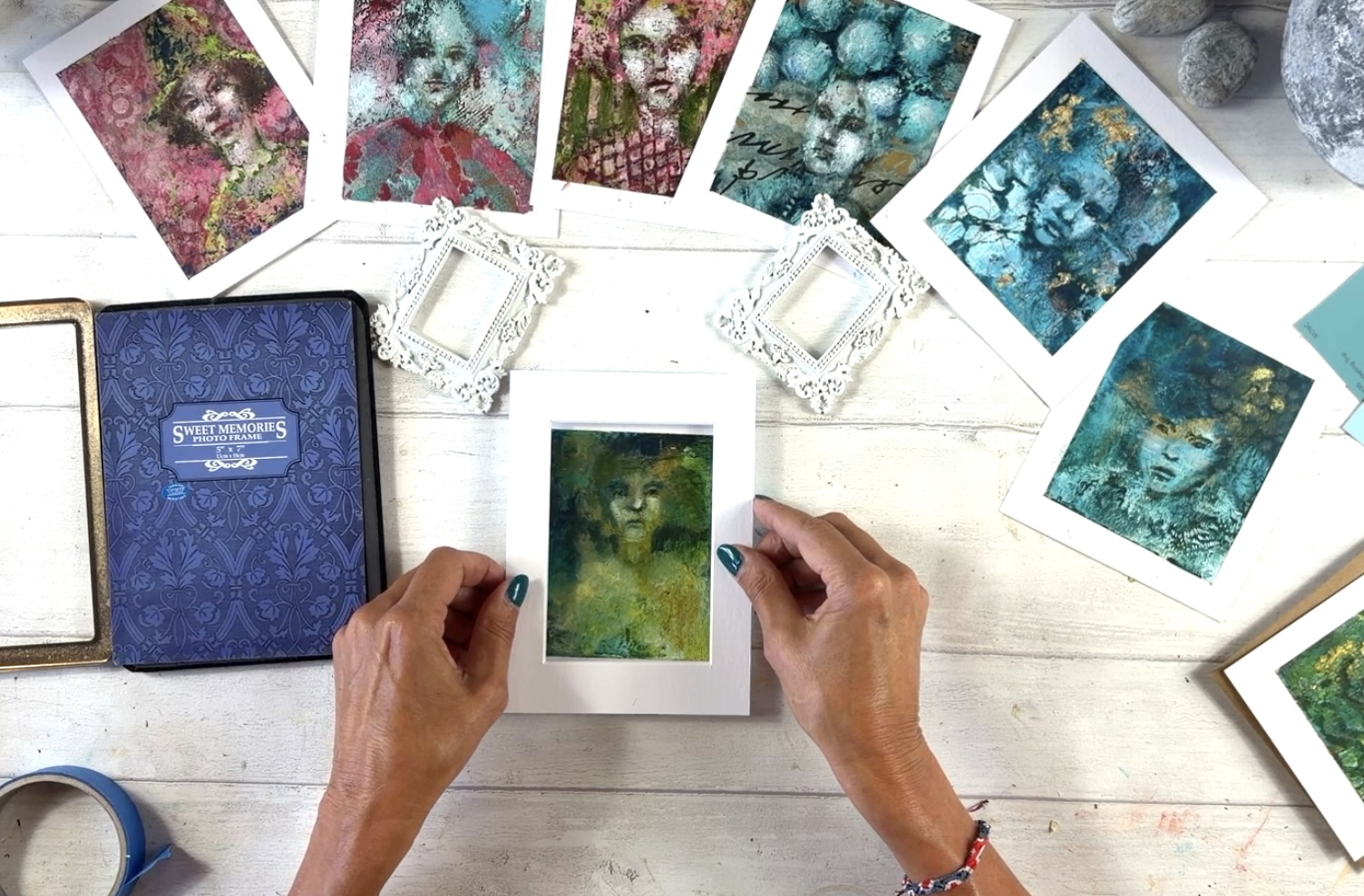 Framing your mini-portraits bonus project