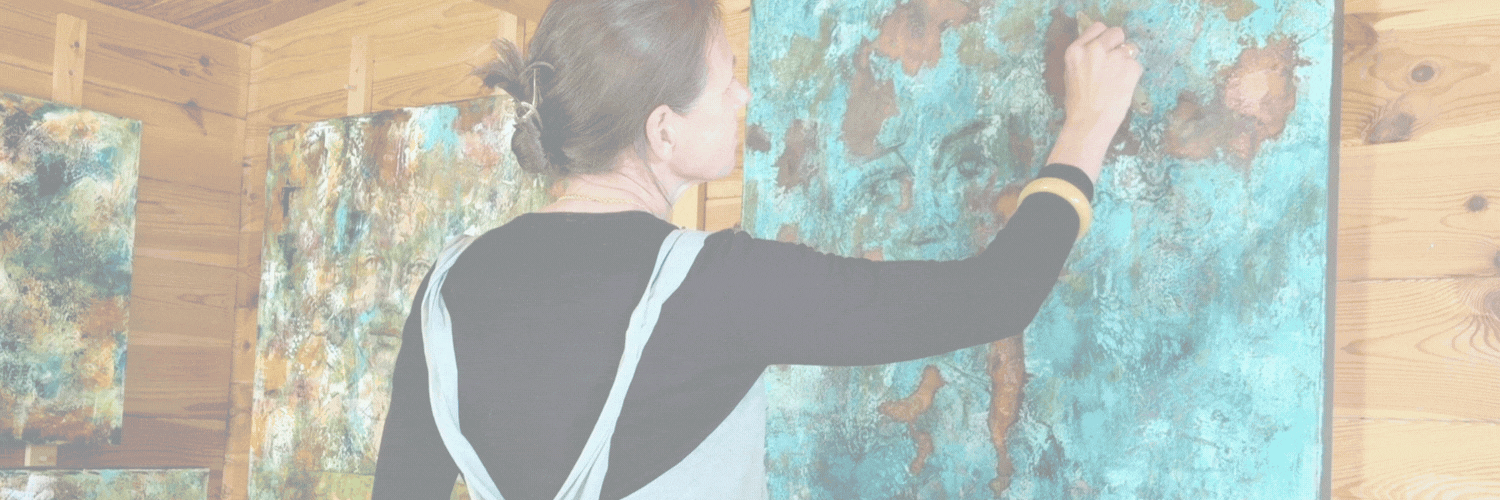 Textured painting classes by Marina