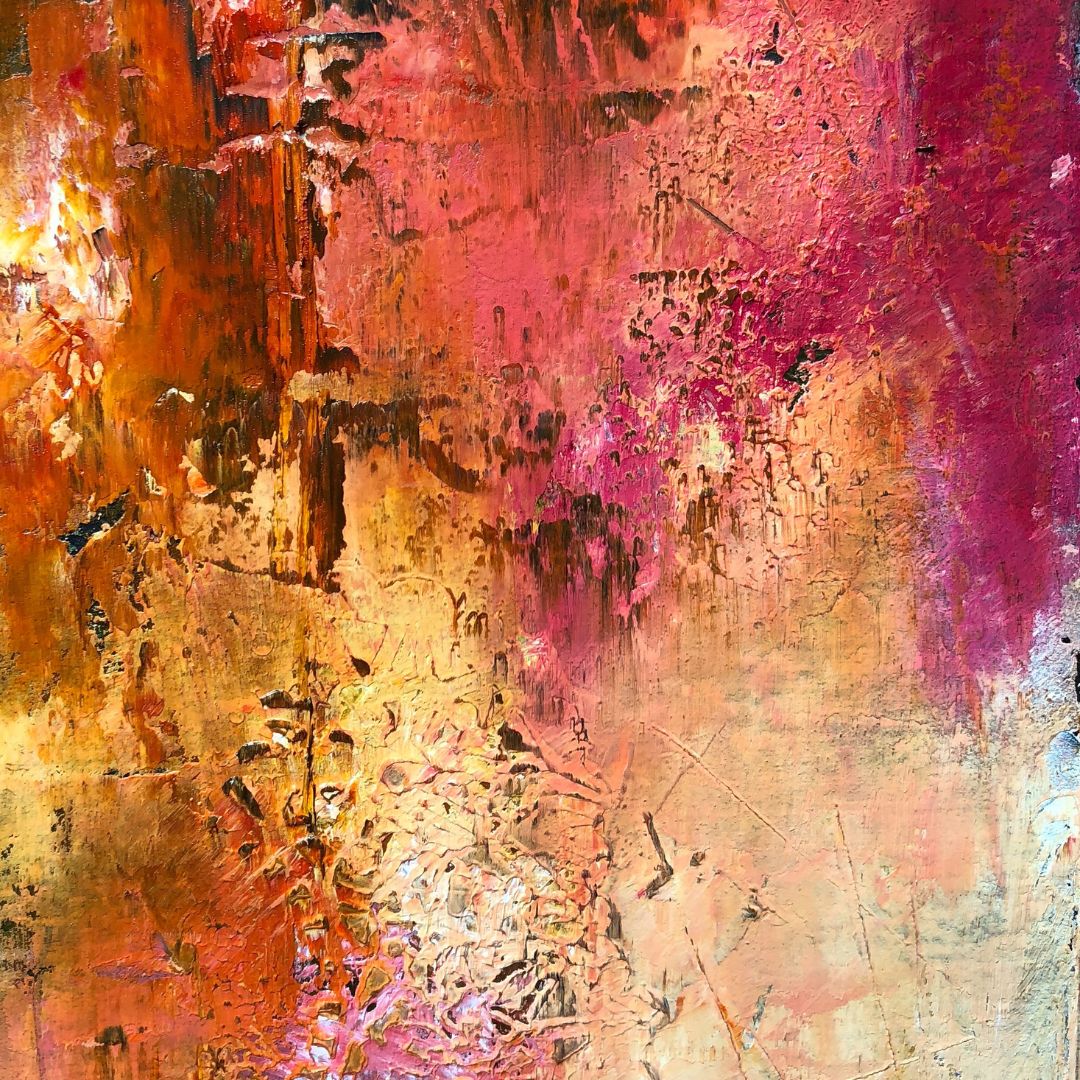 Textured acrylics painting