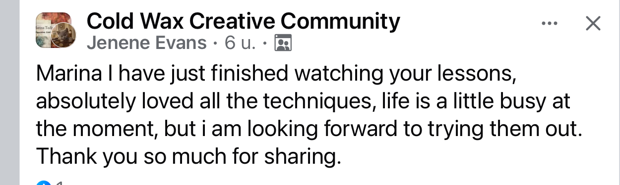 Student testimonial