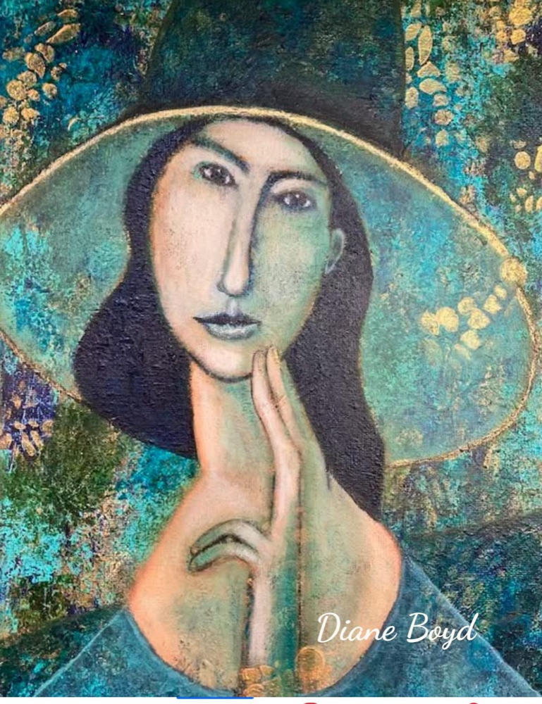 Student artwork — Textured Acrylics Classes