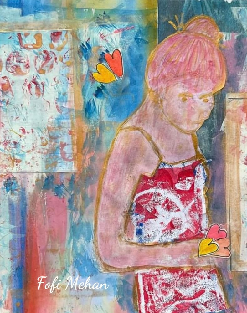 Student artwork — Textured Acrylics Classes