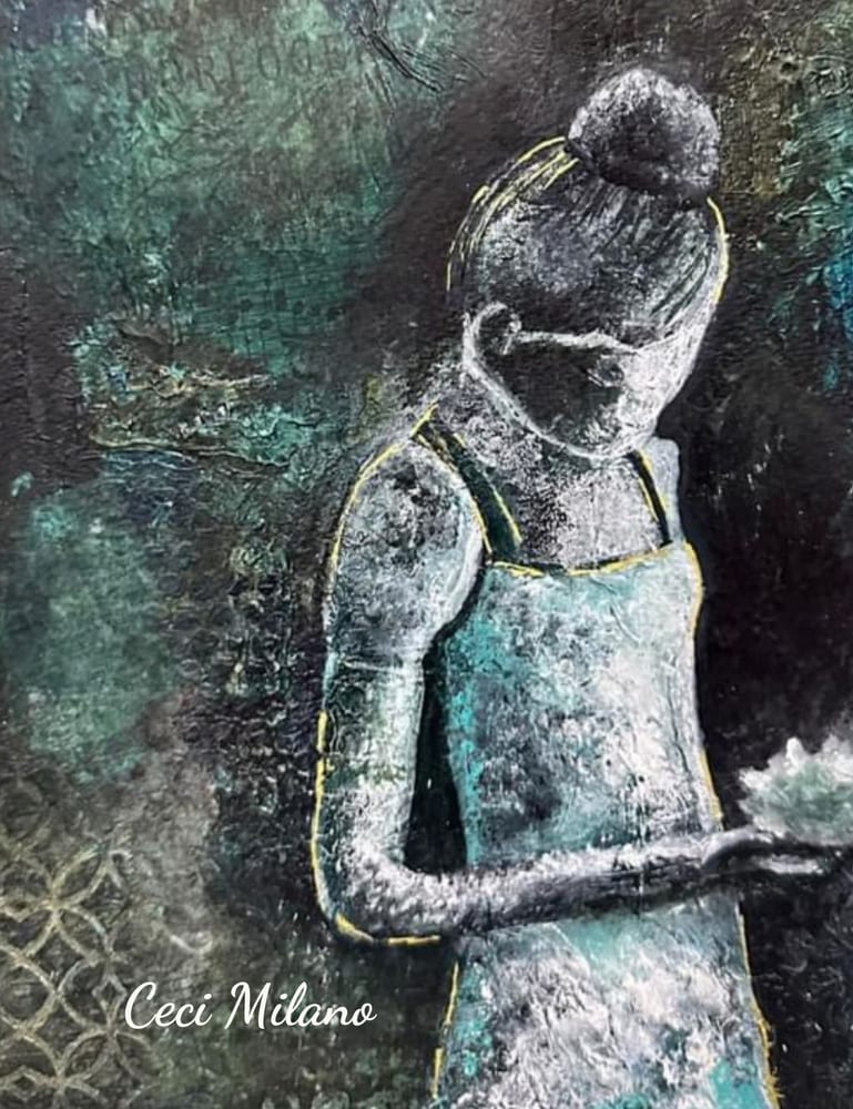 Student artwork — Textured Acrylics Classes