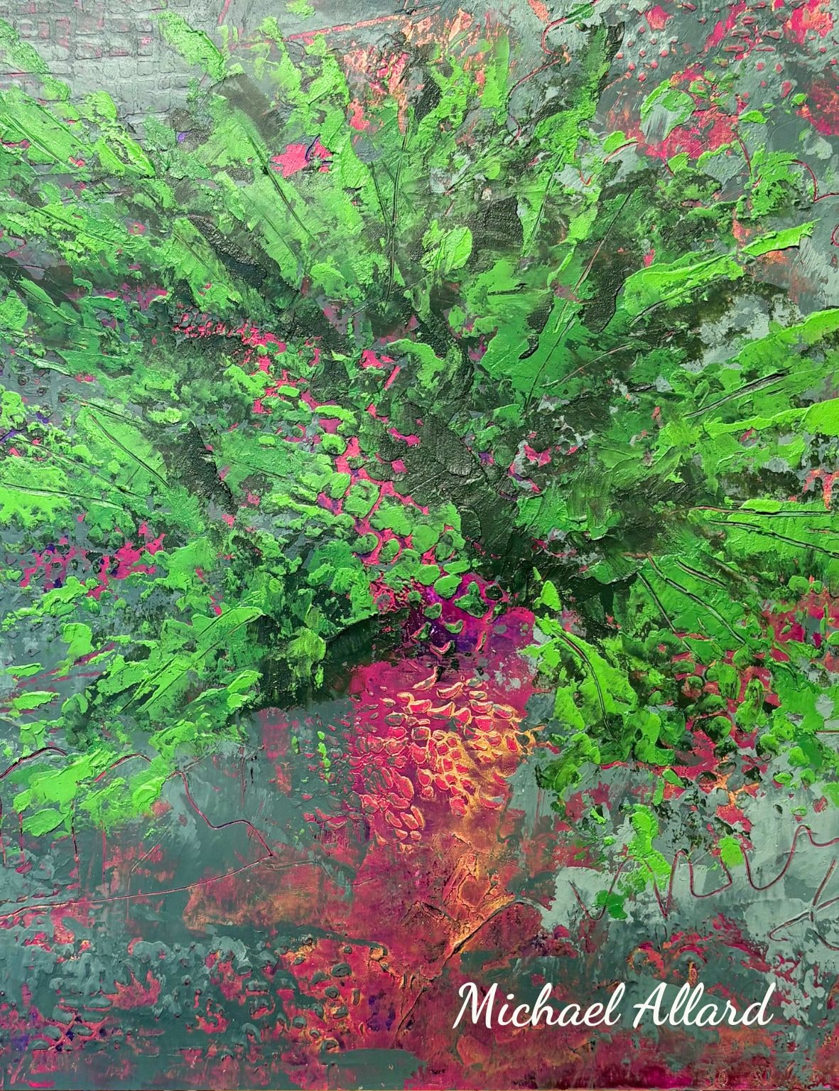Student artwork — Textured Acrylics Classes