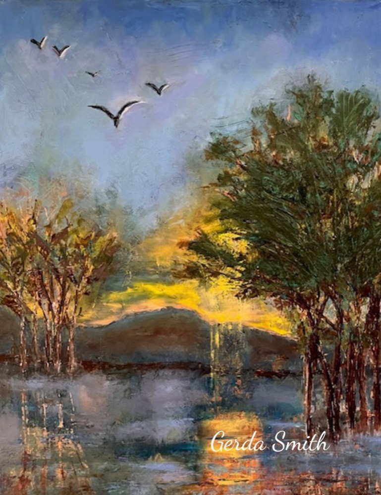 Student artwork — Oil & Cold Wax Classes